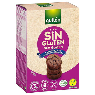 Gullon Gullon Galletas con pepitas de chocolate sin gluten 200 gramos