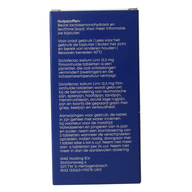 Diclofenac 12,5 mg 20 Stück