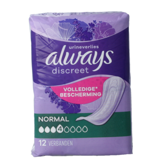 Always Always Discreet verband normaal 12 Stuks
