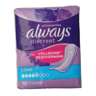 Always Always Discreet Pads Long 10 Pack