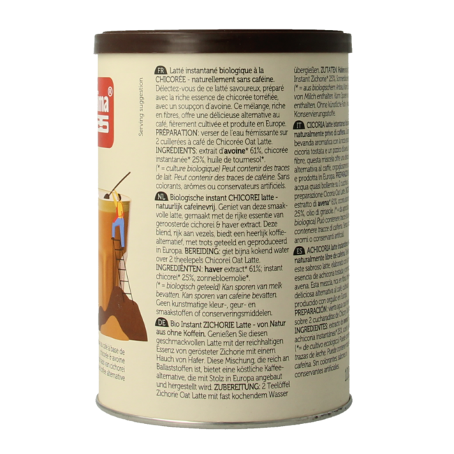 Latte de achicoria y avena bio 100 Gramos