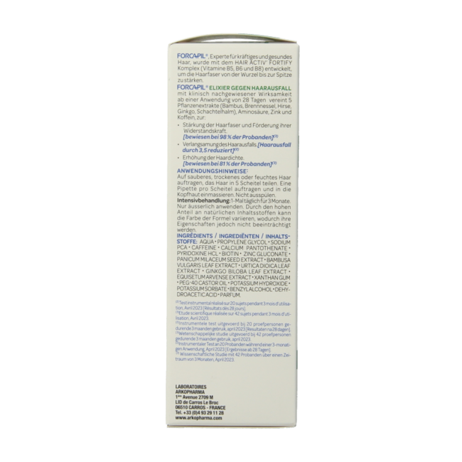 Forcapil Elixer tegen haaruitval 50 Milliliter