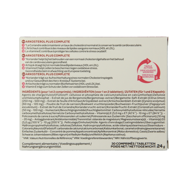 Arkosterol Arkosterol plus complete 30 Tabletten