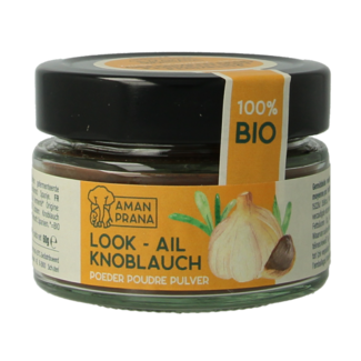 Amanprana Ajo negro en polvo bio 60 gramos