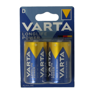 Varta Varta Mono D Batteries, Pack of 2