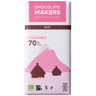 Chocolatemakers Chocolatemakers Pure delight 70% chocolate negro bio 80 gramos