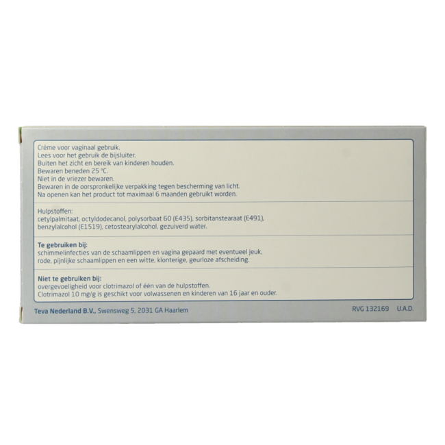 Teva Clotrimazole Gyno 10 mg crème 50 g