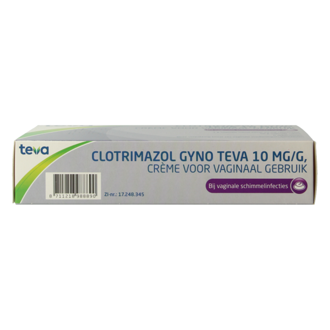 Teva Clotrimazol gyno 10mg cream 50 Gram