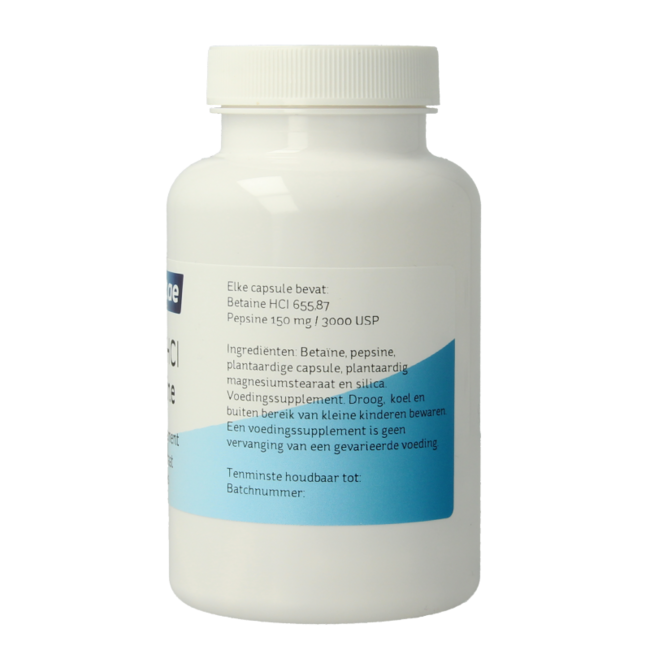 Nova Vitae Betaina HCl con pepsina 90 cápsulas