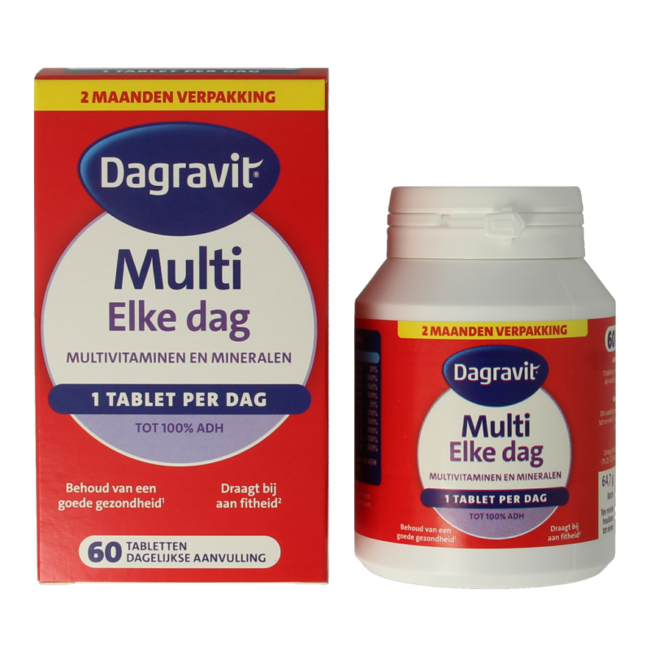 Multi elke dag 100% 60 Tabletten