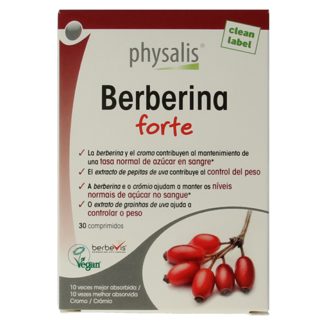 Physalis Berberine forte 30 Comprimidos