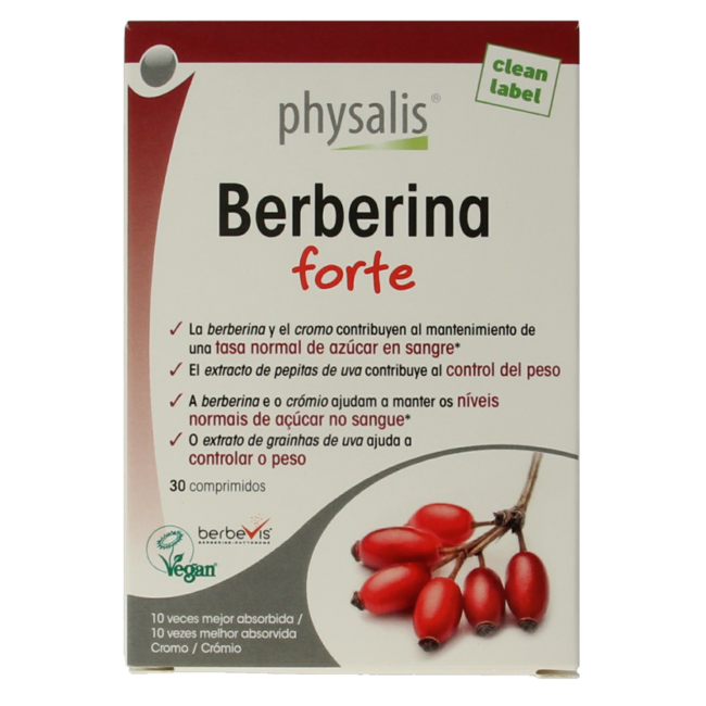 Physalis Berberine forte 30 tabletek