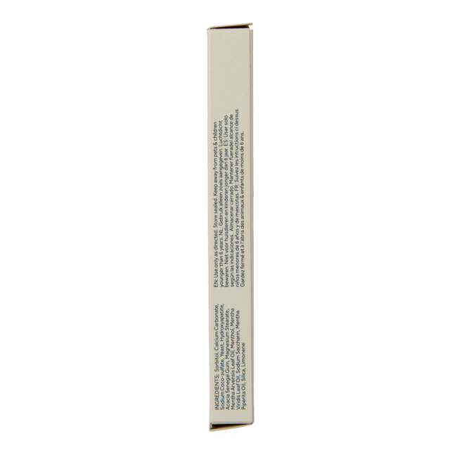 Toothpaste tablets without fluoride refill 63 pieces