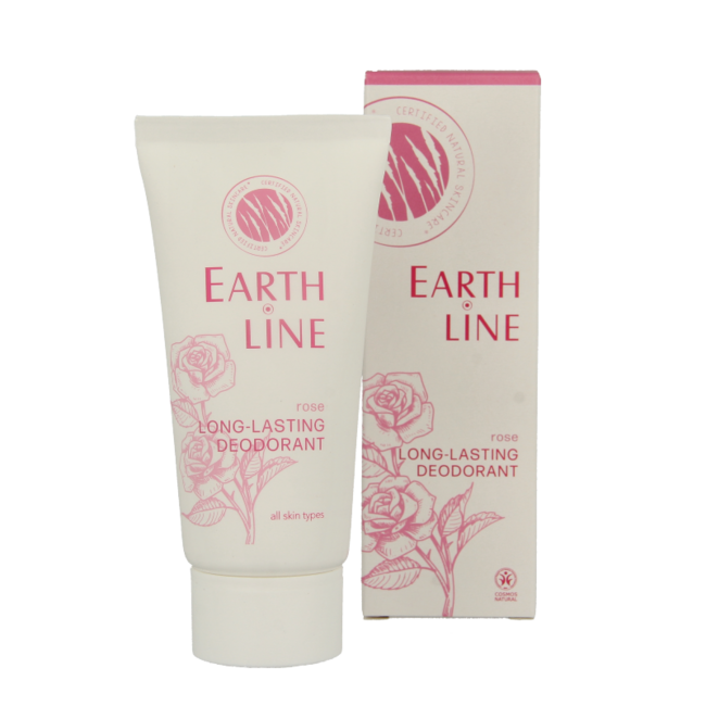 Earth Line Deodorante a lunga durata rosa 50 Millilitri