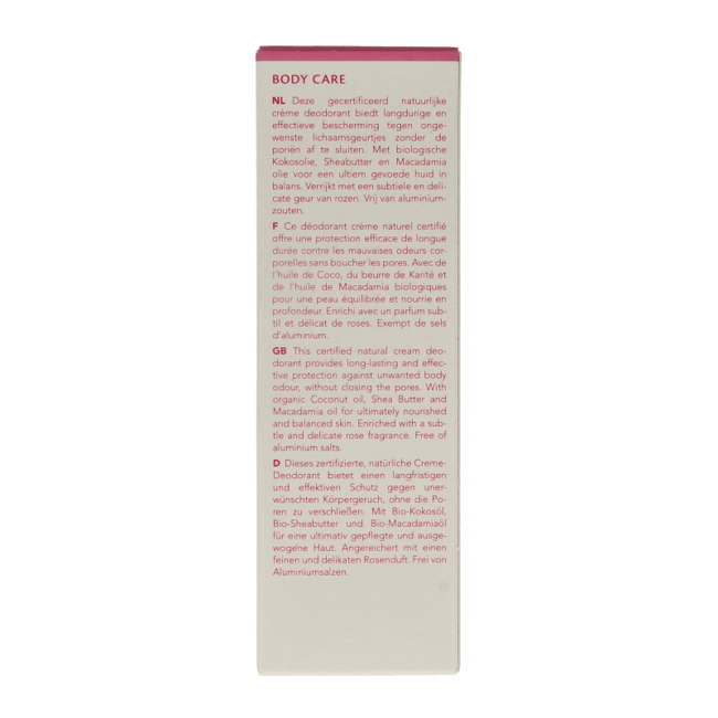 Earth Line Deodorante a lunga durata rosa 50 Millilitri