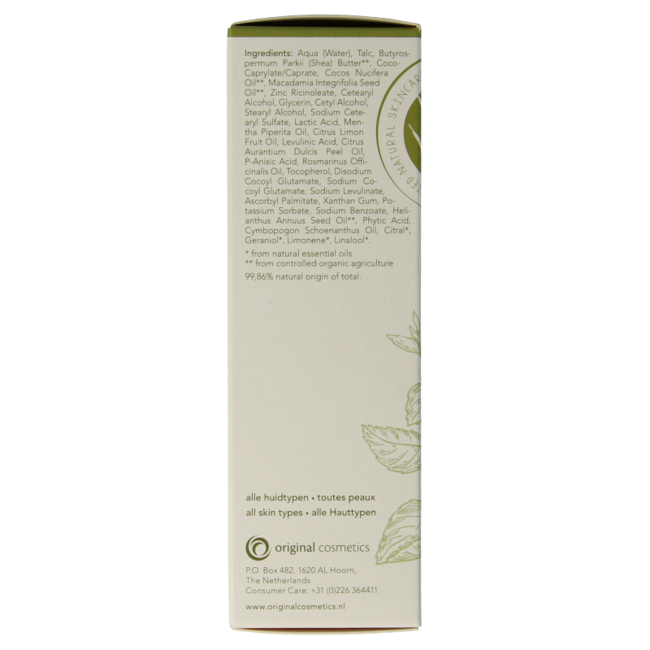 Earth Line Desodorante de larga duración limón y menta 50 ml