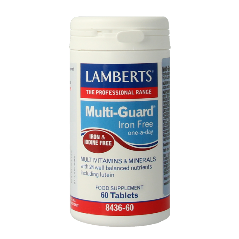 Lamberts Multi-guard senza ferro 60 Compresse | MyFitRank