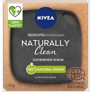Nivea Nivea Naturally clean zuiverende scrub  75 Gram