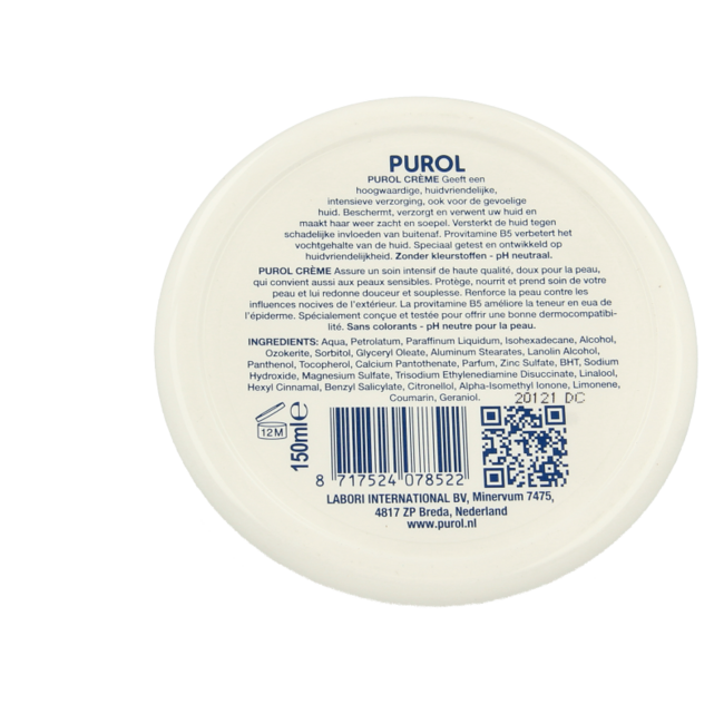 Purol Creme tarro 150 mililitros
