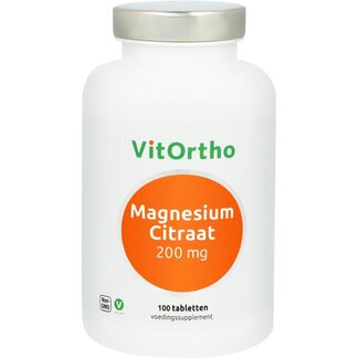 VitOrtho VitOrtho Citrate de Magnésium 200 mg 100 Comprimés