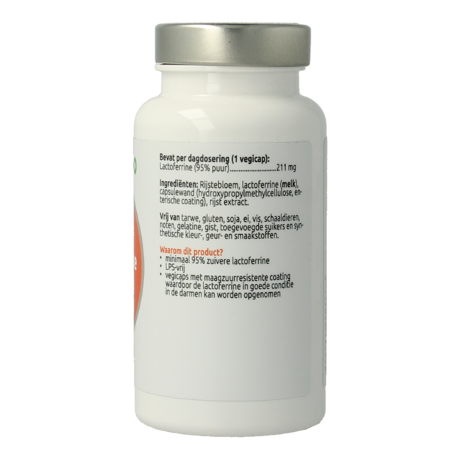 VitOrtho Lactoferrina 200 mg 60 Cápsulas vegetarianas
