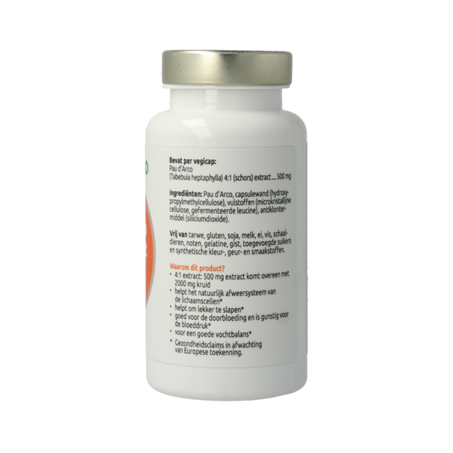 VitOrtho Extracto de Pau d'Arco 500mg 60 Cápsulas Vegetales
