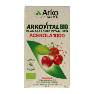 Arkovital Arkovital Acerola 1000 Organic 30 Chewable Tablets