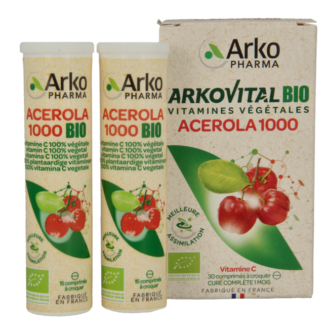 Arkovital Acerola 1000 bio 30 Compresse Masticabili