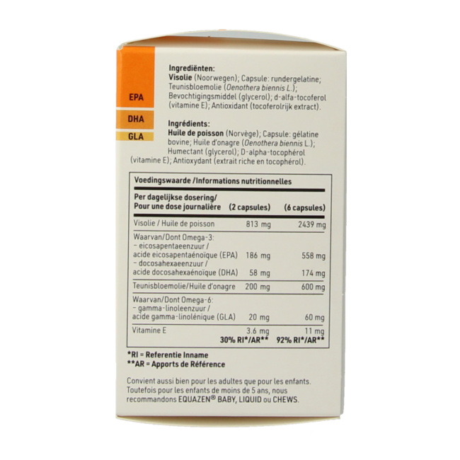 Equazen cápsulas omega 3 y 6 ácidos grasos 60 cápsulas