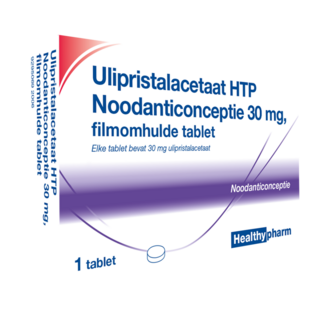 Healthypharm Healthypharm Ulipristalacetaat noodanticonceptie 1 Stuks
