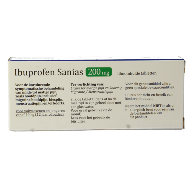 Sanias Ibuprofen 200 mg, 24 Stück