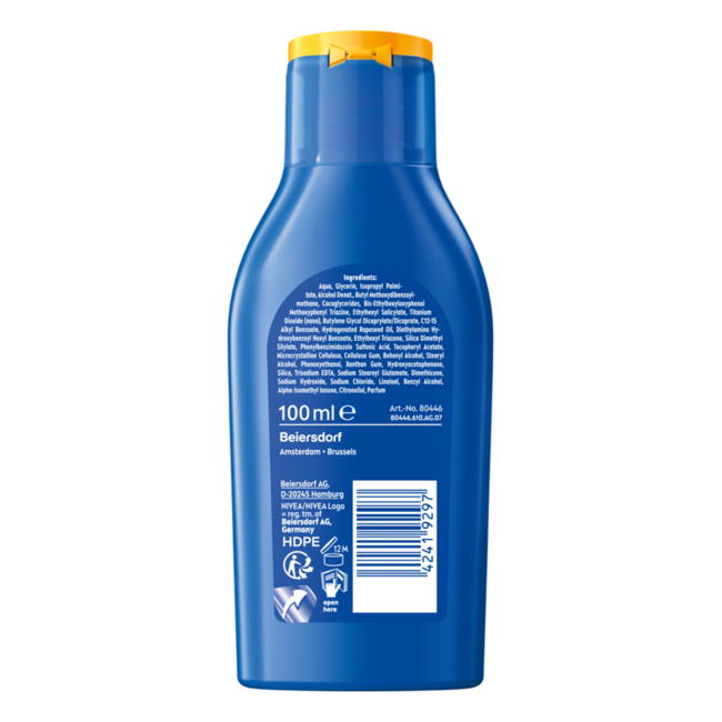 Nivea Sun protect & hydrate milk SPF50+ 100 Millilitres