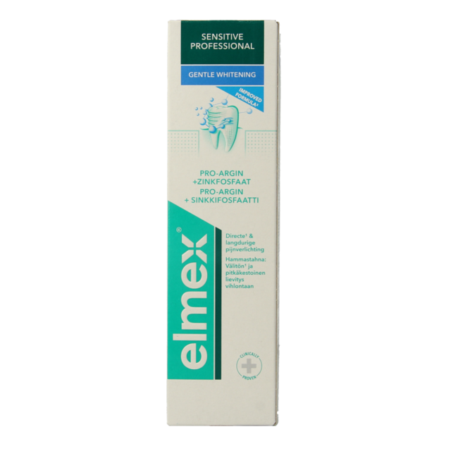 Elmex Pasta de dientes sensitive gentle white professional 75 mililitros