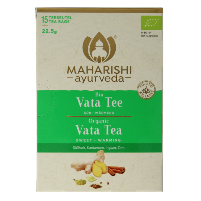 Vata bolsitas de té bio 15 bolsitas