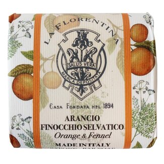 La Florentina Jabón de Naranja y Hinojo Silvestre 106 Gramos