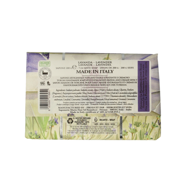 La Florentina Jabón de lavanda 200 g