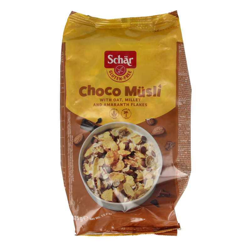 Schar Choco muesli glutenvrij 375 Gram