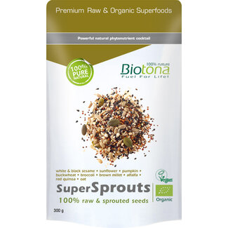 Biotona Biotona Supersprouts raw seeds organic 300 Gram