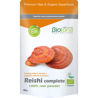 Biotona Biotona Reishi Complete Roh Bio 150 Gramm