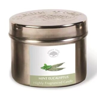Green Tree Green Tree Scented Candle mint eucalyptus 150 Gram