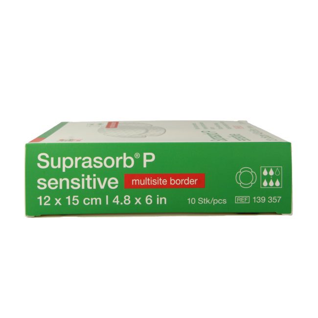 Suprasorb P sensitive multisite 12 x 15 (10 Unidades)