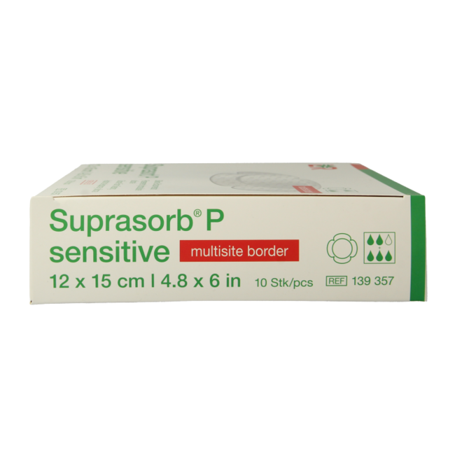 Suprasorb P sensitive multisite 12 x 15 (10 Unidades)
