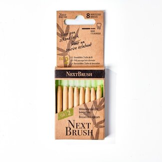 Nextbrush Nextbrush Cepillos interdentales de bambú ISO 2 8 unidades