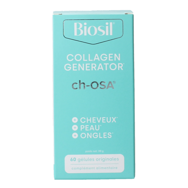 Biosil Peau Cheveux Ongles 60 gélules végétales