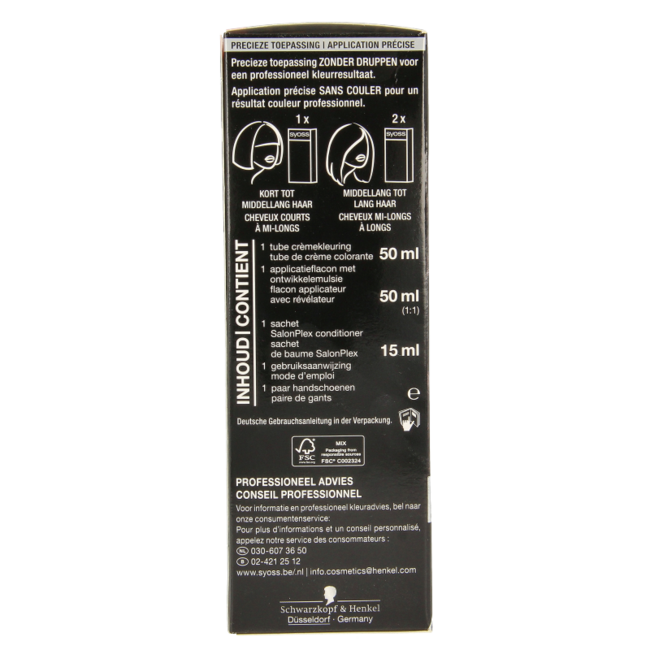 Tinta per capelli Syoss Color 4-15 Dusty Chrome 1 Set