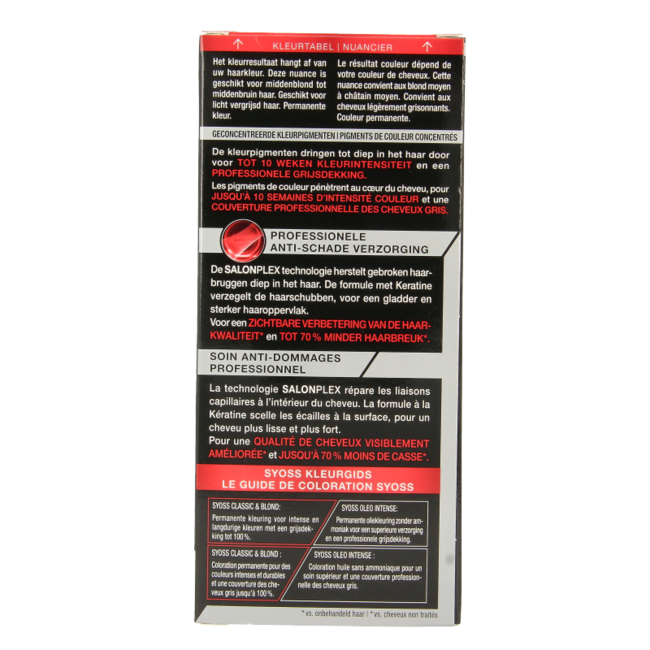 Tinte Syoss Color baseline 4-15 cromo empolvado 1 unidad