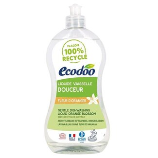 Ecodoo Detersivo per piatti liquido delicato ai fiori d'arancio ecologico 500 Millilitri
