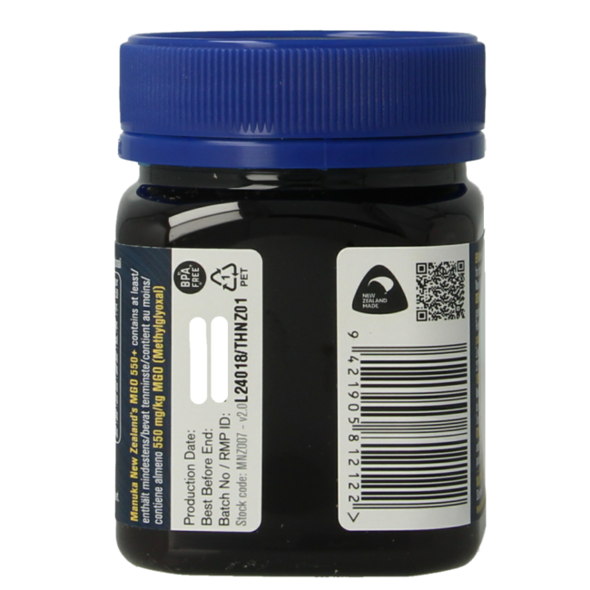 Manuka Honing MGO 550+ 250 Gram