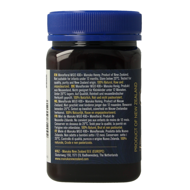 Manuka New Zealand Manuka Honey MGO 400+ 500 Gram
