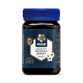 MNZ (Manuka New Zealand) Manuka New Zealand Miel de Manuka MGO 250+ 500 gramos